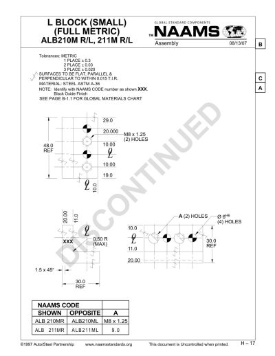 NAAMS ALB210ML L-Block - Image 2