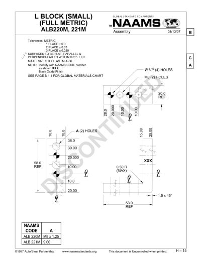 NAAMS ALB220M L-Block - Image 2